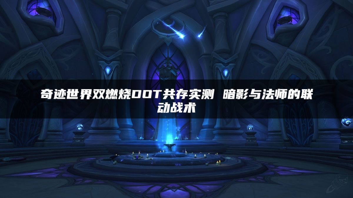 奇迹世界双燃烧DOT共存实测 暗影与法师的联动战术